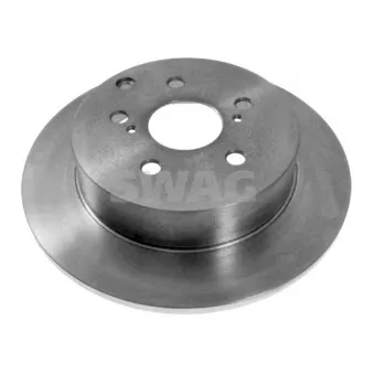 Jeu de 2 disques de frein arrière SWAG 33 10 6491 pour TOYOTA VERSO 1.6 D4-D - 112cv