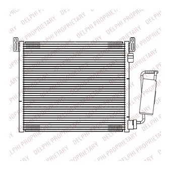 Condenseur, climatisation DELPHI TSP0225688 pour OPEL VECTRA 2.8 V6 Turbo - 255cv