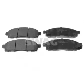 Jeu de 4 plaquettes de frein avant SWAG 33 10 6554 pour NISSAN NV200 1.5 DCI - 90cv