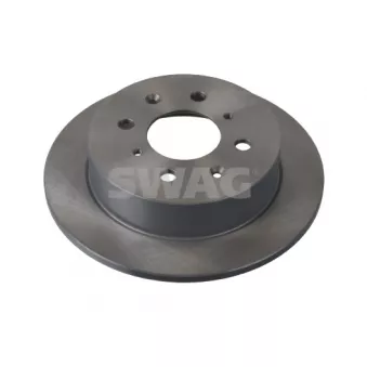 Jeu de 2 disques de frein arrière SWAG 33 10 7087 pour HONDA JAZZ 1.4 - 83cv