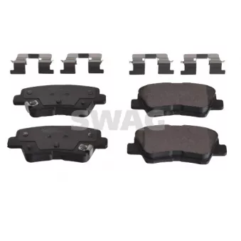 Jeu de 4 plaquettes de frein arrière SWAG OEM 58302A6A30