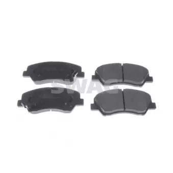 Jeu de 4 plaquettes de frein avant SWAG 33 10 7256 pour KIA RIO 1.4 CVVT - 109cv