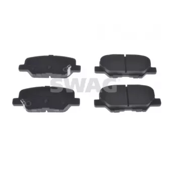 Jeu de 4 plaquettes de frein arrière SWAG OEM 4605A998