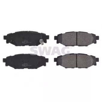 Jeu de 4 plaquettes de frein arrière SWAG OEM su00304096