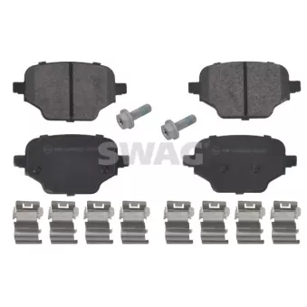 Jeu de 4 plaquettes de frein arrière SWAG OEM SU001A8852