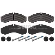 Jeu de 4 plaquettes de frein avant SWAG [33 10 7492]