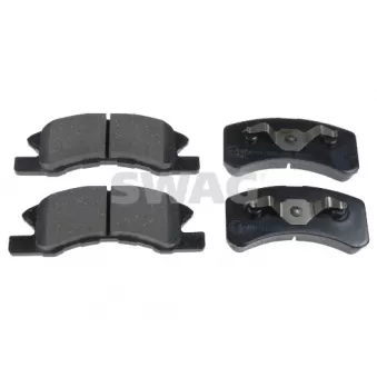 Jeu de 4 plaquettes de frein avant SWAG OEM 0449197206
