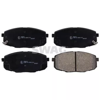 Jeu de 4 plaquettes de frein avant SWAG OEM 581011HA00