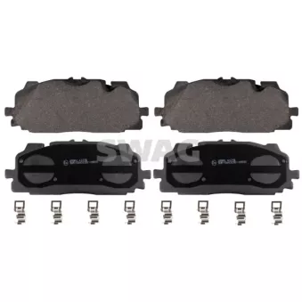 Jeu de 4 plaquettes de frein avant SWAG OEM 8W0698151BJ