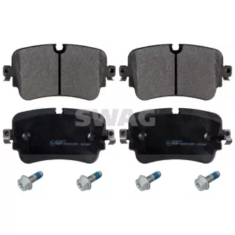 Jeu de 4 plaquettes de frein arrière SWAG OEM 4N0698451C