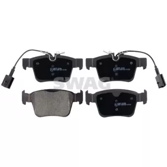Jeu de 4 plaquettes de frein arrière SWAG OEM 77368283