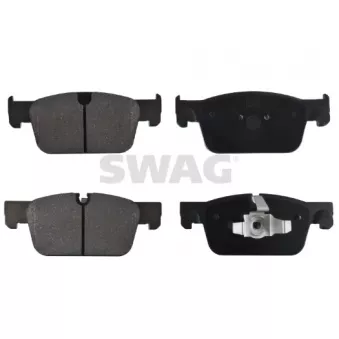 Jeu de 4 plaquettes de frein avant SWAG 33 10 7616 pour VOLVO S90 T8 Plug-in Hybrid AWD - 407cv