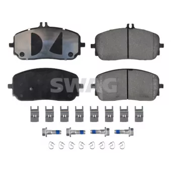 Jeu de 4 plaquettes de frein avant SWAG OEM a0004209902