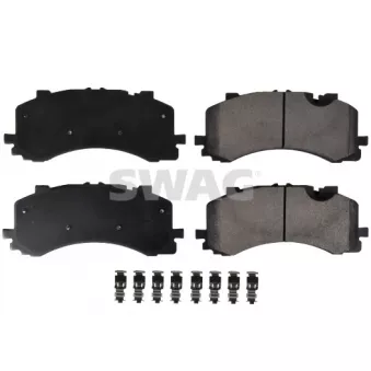 Jeu de 4 plaquettes de frein avant SWAG OEM 4M0698151AH