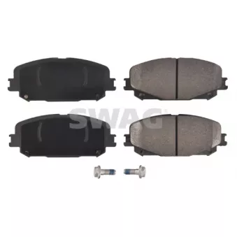 Jeu de 4 plaquettes de frein avant SWAG 33 10 8026 pour RENAULT CAPTUR E-TECH 145 - 143cv