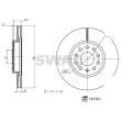 Jeu de 2 disques de frein avant SWAG [33 10 8637]