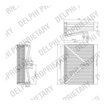 Evaporateur climatisation DELPHI TSP0525178