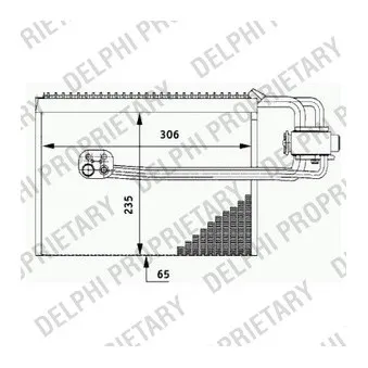 Evaporateur climatisation DELPHI TSP0525184
