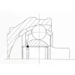 LÖBRO 304325 - Embout de cardan avant (kit de réparation)