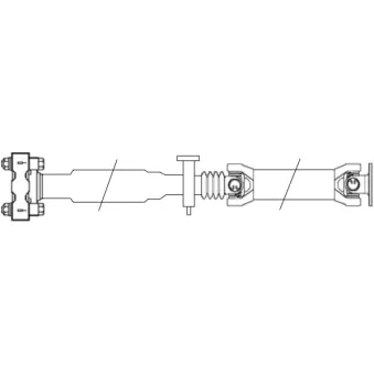 Arbre de transmission, entraînement essieux SAMAXX NWN-ME-056