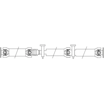 Arbre de transmission, entraînement essieux LÖBRO OEM A639410320680