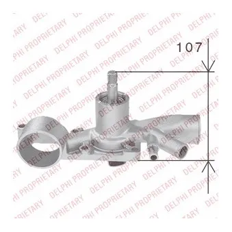 DELPHI WP1124 - Pompe à eau