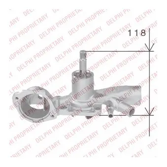DELPHI WP1125 - Pompe à eau