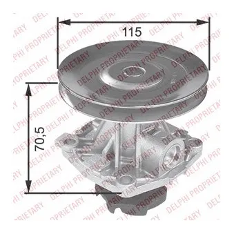 DELPHI WP1415 - Pompe à eau