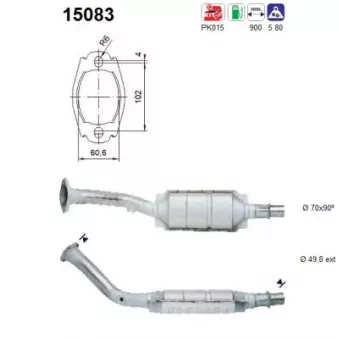 AS 15083 - Catalyseur