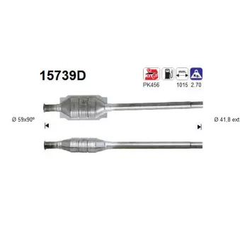 Catalyseur AS OEM 1731V3