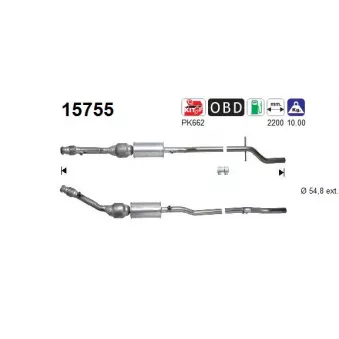 AS 15755 - Catalyseur