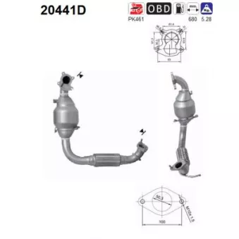 AS 20441D - Catalyseur