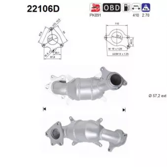 AS 22106D - Catalyseur