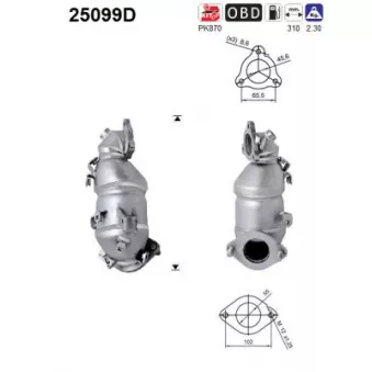 AS 25099D - Catalyseur