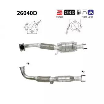 AS 26040D - Catalyseur