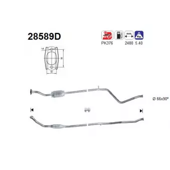 Catalyseur AS OEM 1705hq