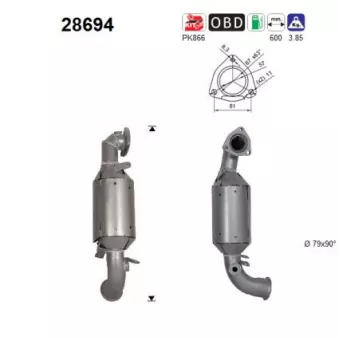 Catalyseur AS 28694