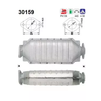 Catalyseur AS OEM 6001025816