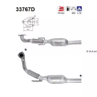 AS 33767D - Catalyseur