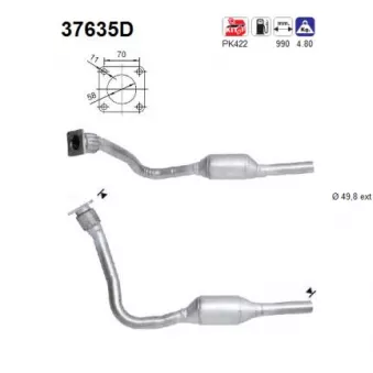 AS 37635D - Catalyseur