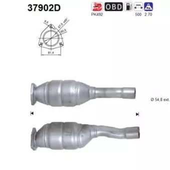 AS 37902D - Catalyseur