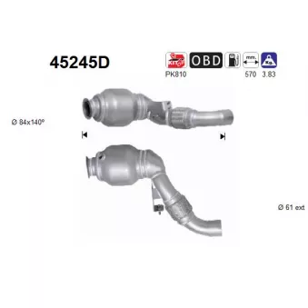 AS 45245D - Catalyseur
