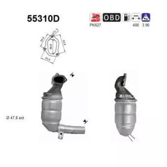 AS 55310D - Catalyseur