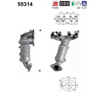 Catalyseur AS OEM 51799774