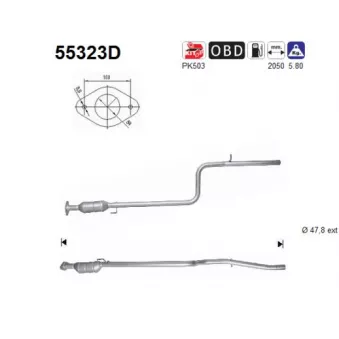 AS 55323D - Catalyseur
