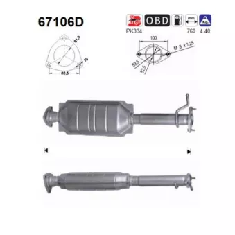 AS 67106D - Catalyseur