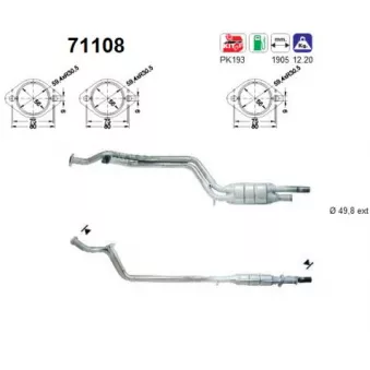 Catalyseur AS 71108