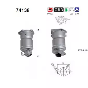 AS 74138 - Catalyseur
