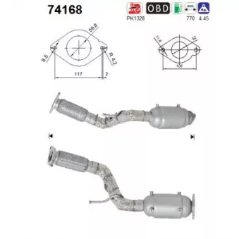 Catalyseur AS OEM 200A04EA9A