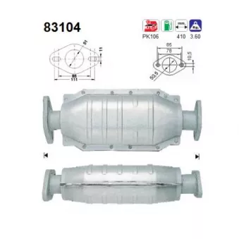 Catalyseur AS 83104